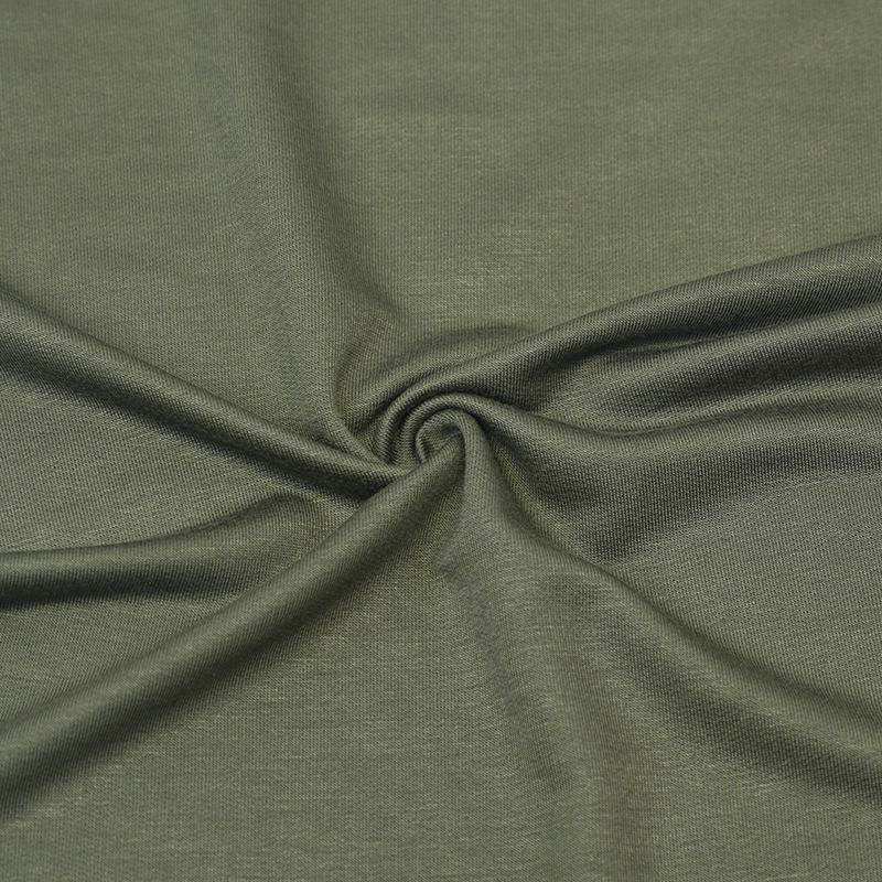 Modal/polyester stretch french terry fabric
