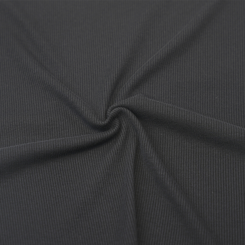 Cotton lyocell stretch 2x2 rib
