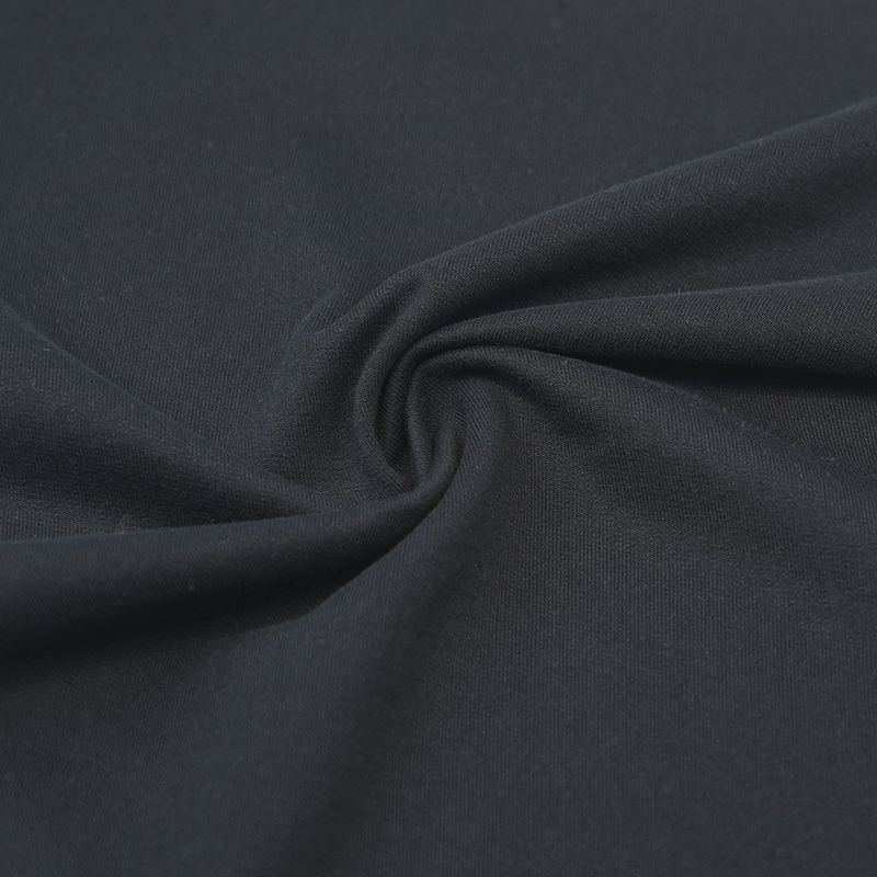 Machine washable cotton polyester french terry fabric