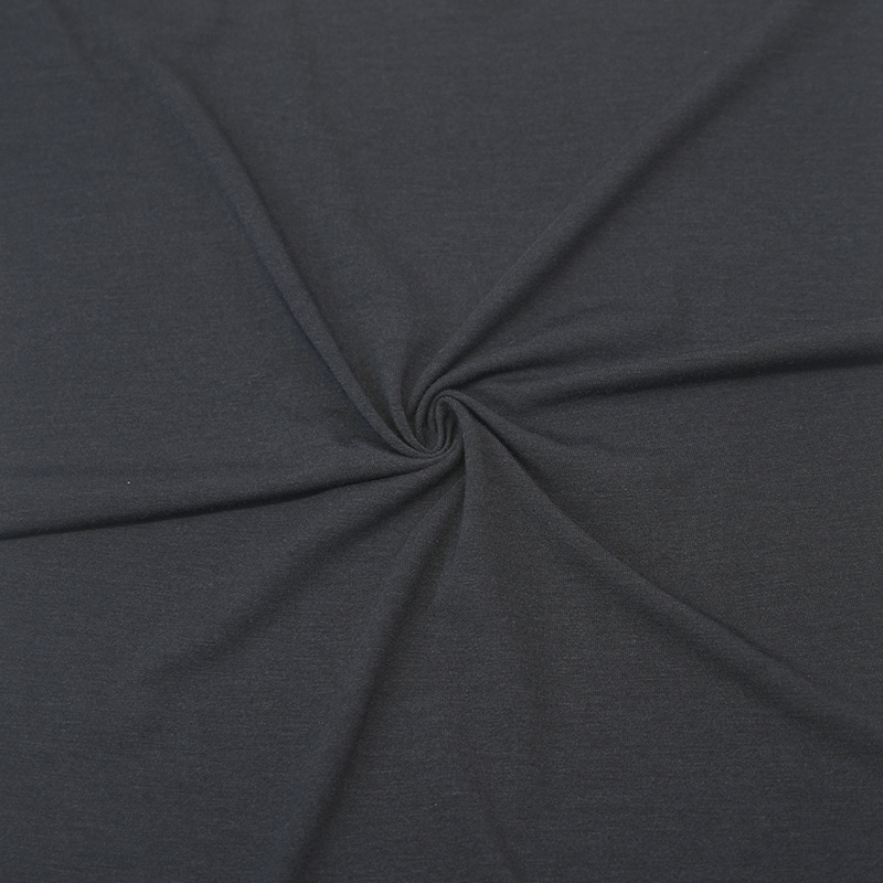 Bamboo viscose/thermolite stretch interlock fabric
