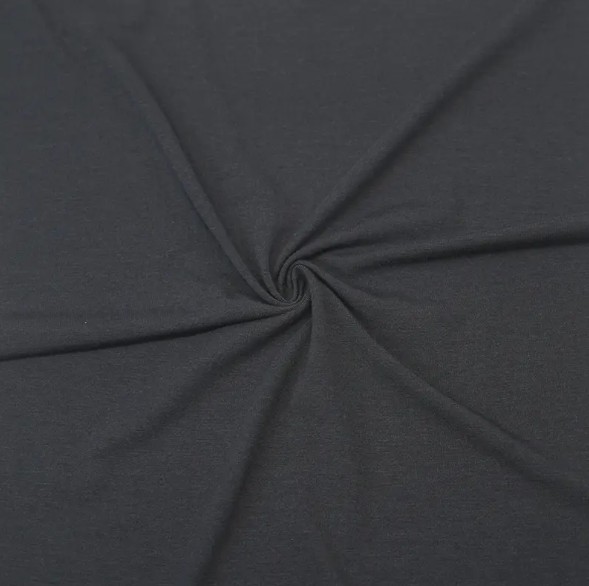 How do stretch jersey fabric use high-performance fibers to capture and retain body heat?
