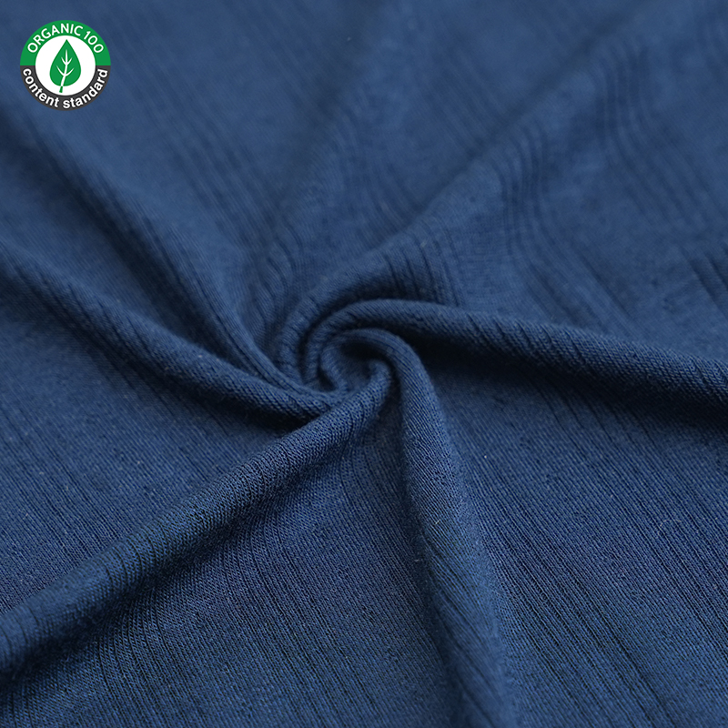 Bamboo spandex drop-needle jersey